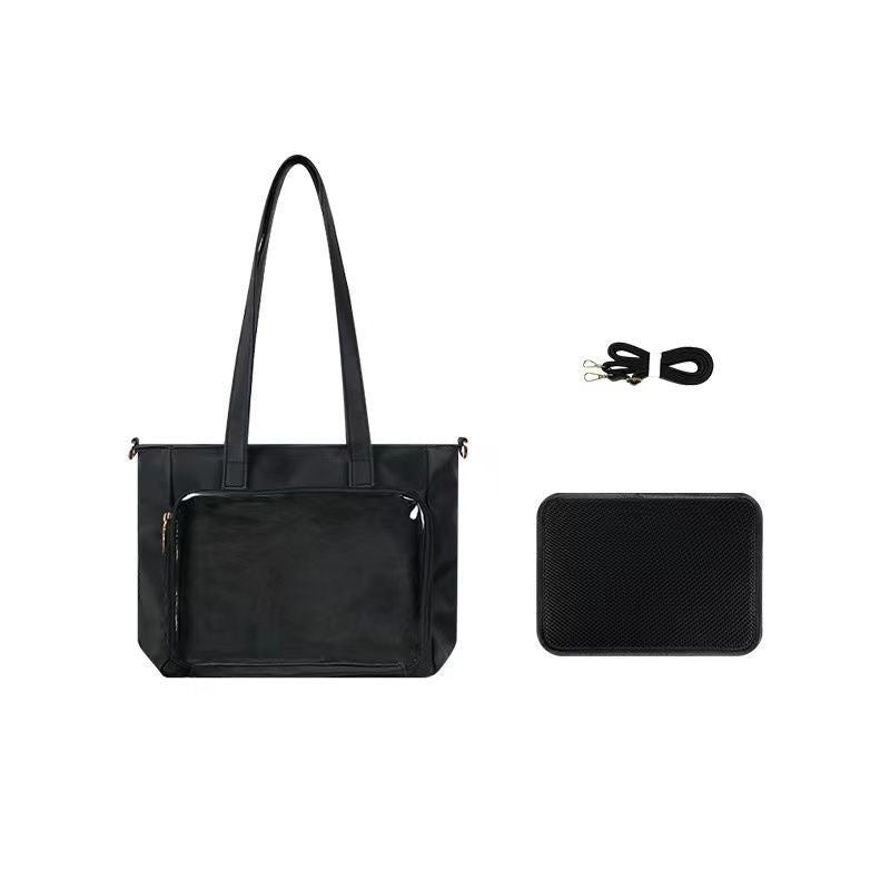 Large Nylon Ita Crossbody Bag Pins Display Shoulder Bag