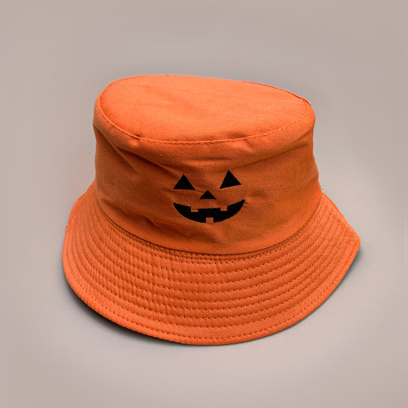 Halloween Spooky Pumpkin Bucket Hat for Adults