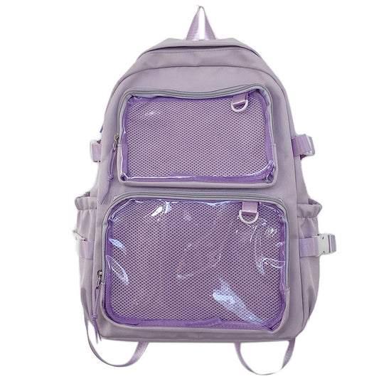 Girls School Bags Fashion Pins Display Ita Backpack Bag
