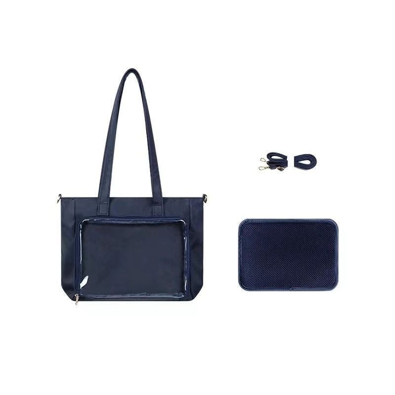 Large Nylon Ita Crossbody Bag Pins Display Shoulder Bag