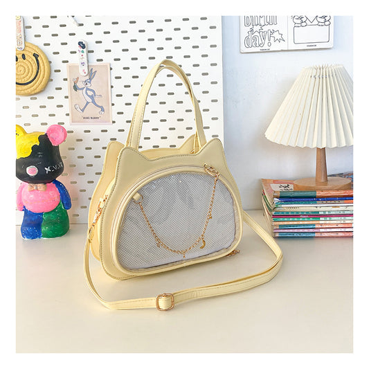 Kawaii Cat ITABAG Pin Display Ita Shoulder Purse