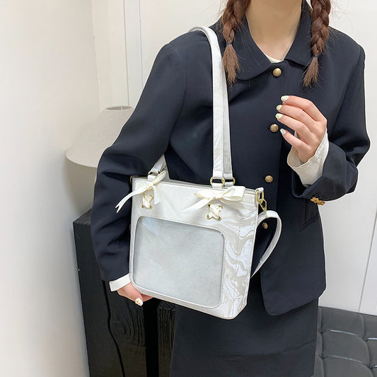 Kawaii PU Leather Ita Tote Bag